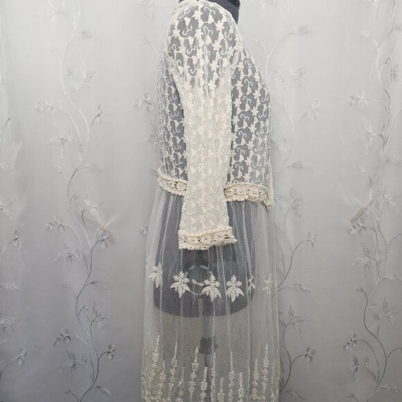 Lace, Open Front, Cardigan/Cover-up - Picture 5 of 8